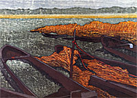 Joshua Rome, printmaker -woodblock prints of the real Japan