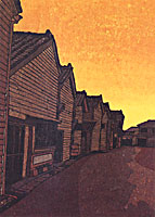 Joshua Rome, printmaker -woodblock prints of the real Japan